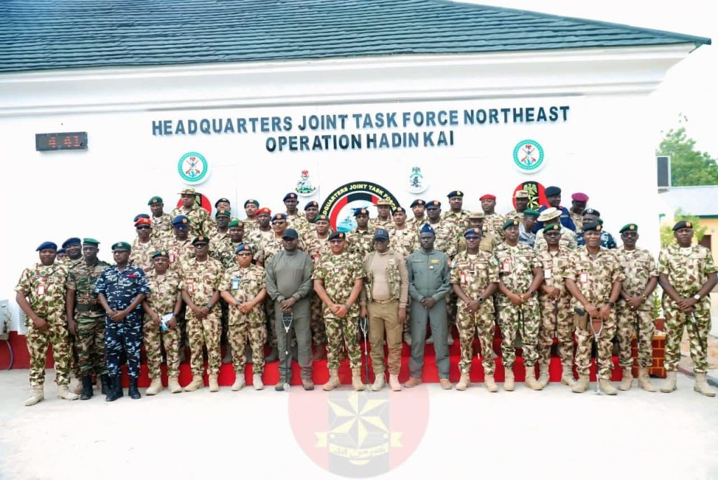 HONOURABLE MINISTERS OF DEFENCE VISIT HQ OPERATION HADIN KAI, COMMEND TROOPS, REAFFIRM FEDERAL GOVERNMENT’S RESOLVE TO DEFEAT TERRORISM FB IMG 1775027771433