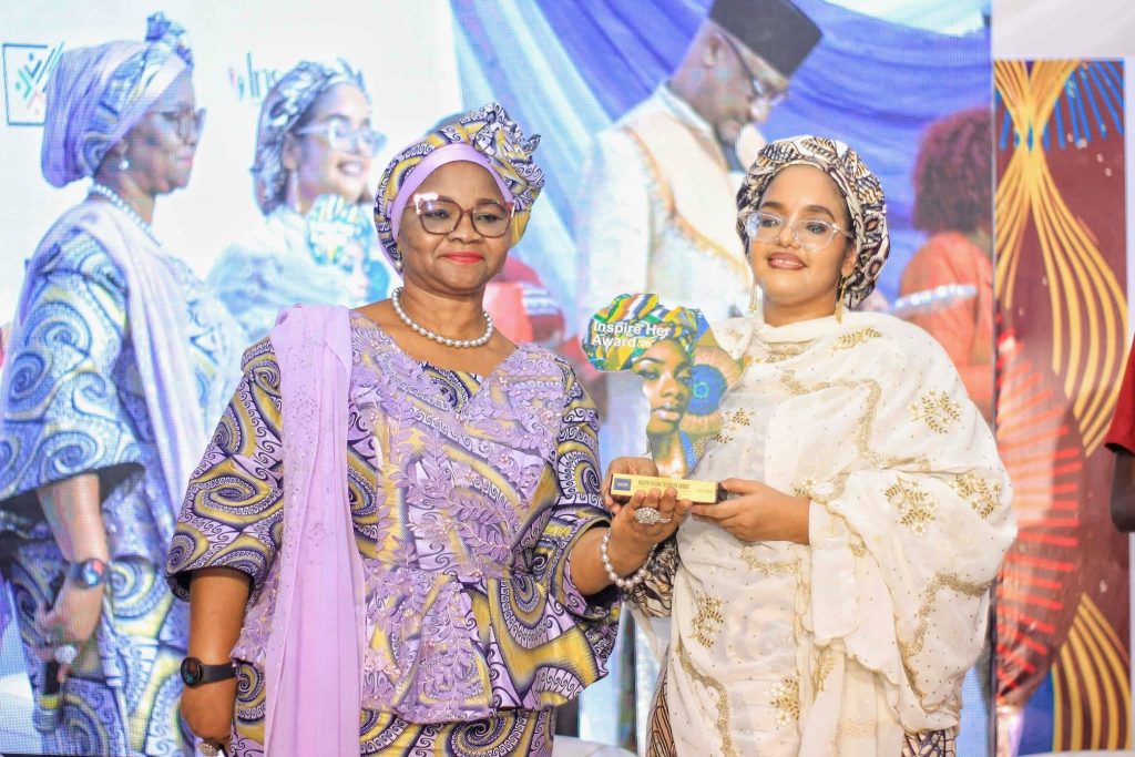 HER EXCELLENCY, HAJIAH FATIMA ABBAS TAJUDEEN RECEIVES DISTINGUISHED RECOGNITION AT THE 2026 INSPIRE HER INTERNATIONAL CONFERENCE FB IMG 1775288805228