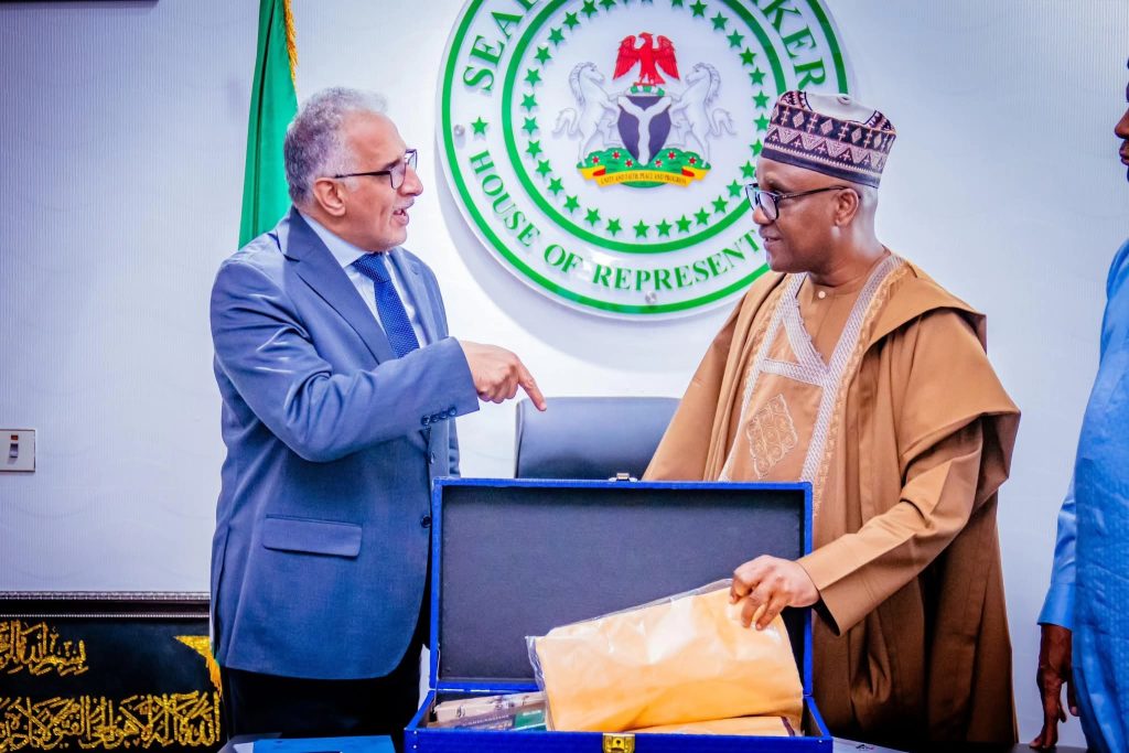 Speaker Dr Tajudeen Abbas received the Algerian Ambassador,held a fruitful discussion on relations between the two countries. FB IMG 1777018613709