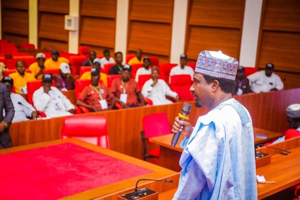 Again, Sen Barau pays registration fees for 66 Kano clubs; donates 3 buses to SWAN, NLO, referees council FB IMG 1777470929837