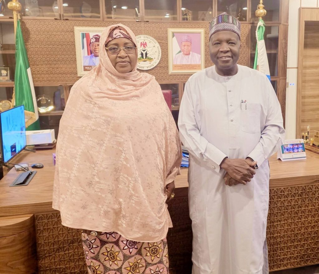 Governor Inuwa Yahaya Receives Prominent PDP Member, Hajiya Aishatu MB Ahmad into APC FB IMG 1778139311161