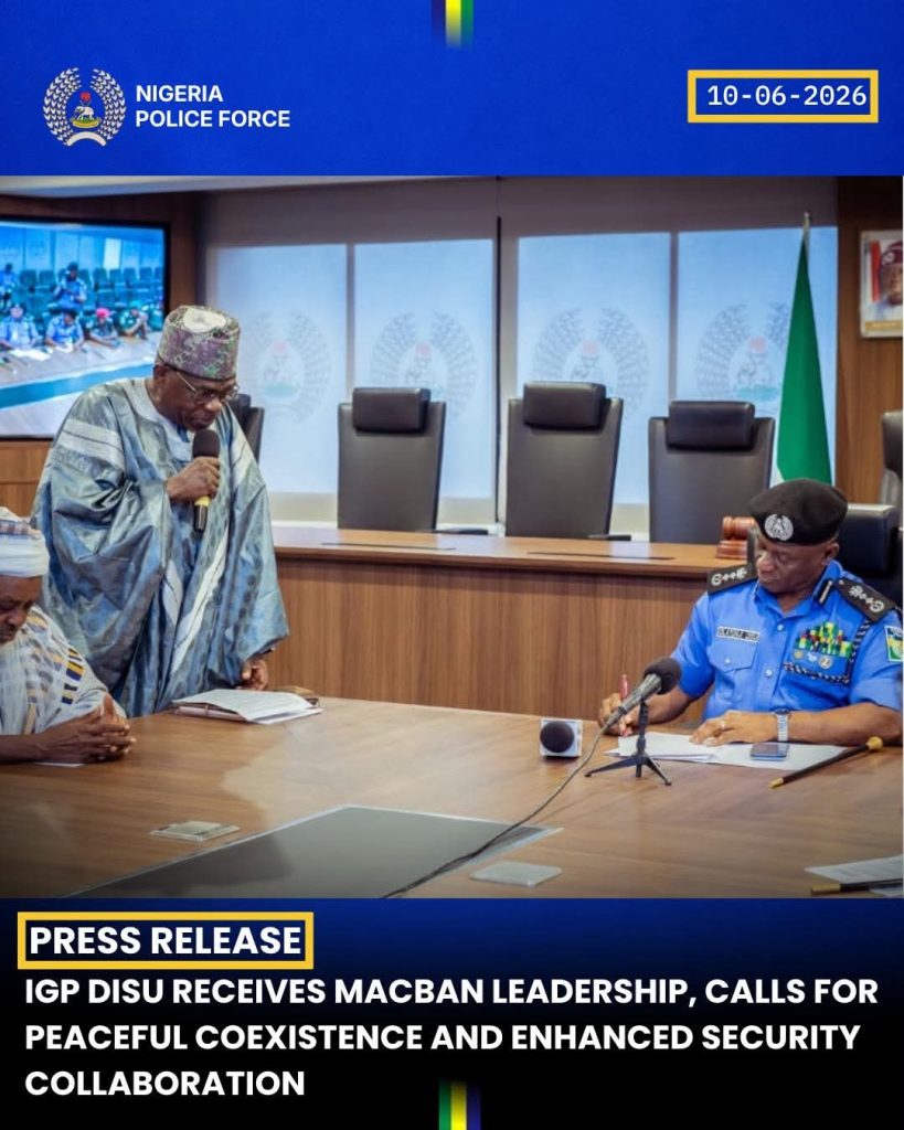 IGP DISU RECEIVES MACBAN LEADERSHIP, CALLS FOR PEACEFUL COEXISTENCE AND ENHANCED SECURITY COLLABORATION FB IMG 1781119338198
