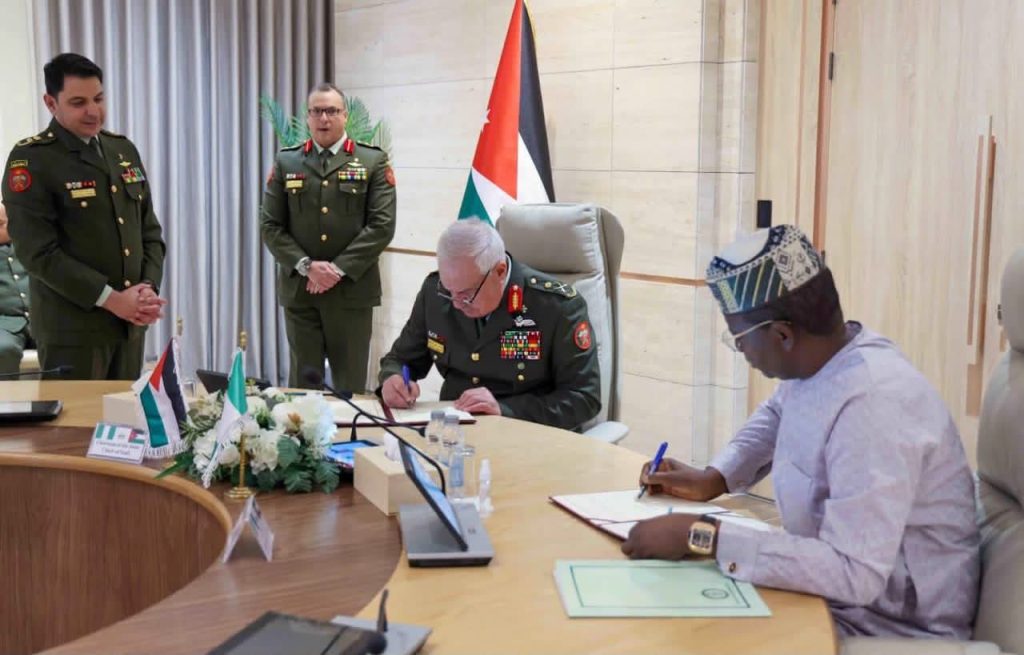 NIGERIA, JORDAN SIGN MoU TO BOOST DEFENCE COOPERATION AND INTELLIGENCE SHARING FB IMG 1781208375307