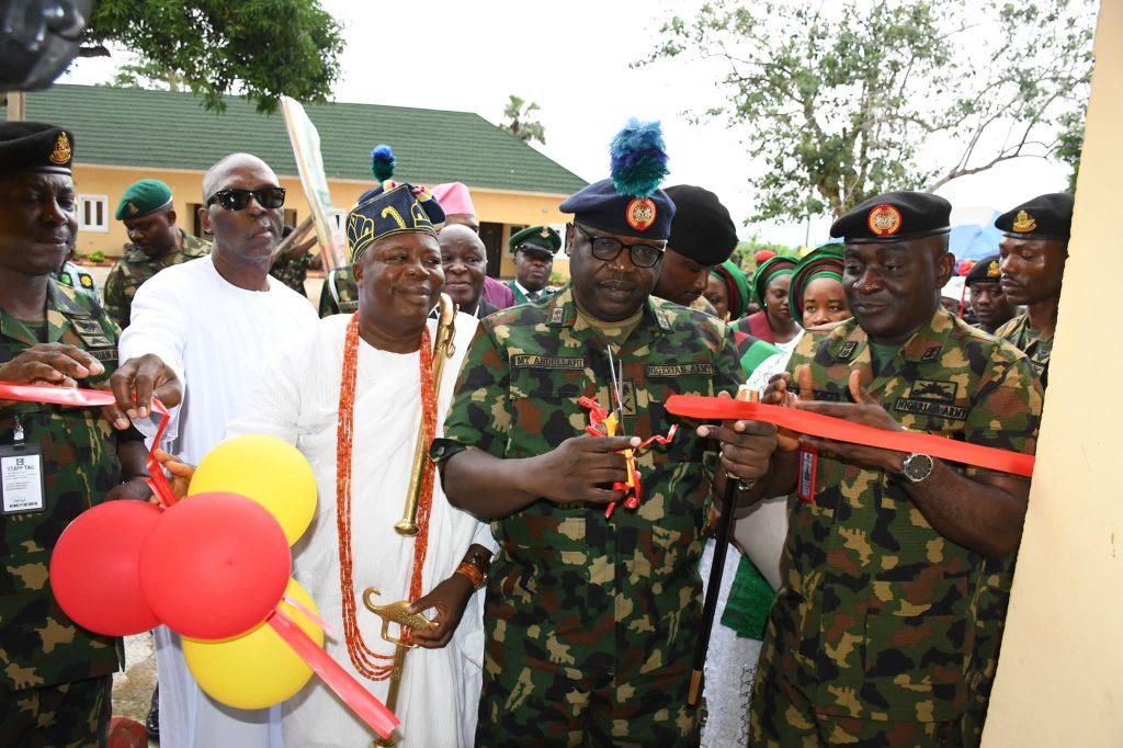 COAS COMMISSIONS TROOPS’ ACCOMMODATION PROJECTS IN BADAGRY, REAFFIRMS COMMITMENT TO PERSONNEL WELFARE FB IMG 1781985321040