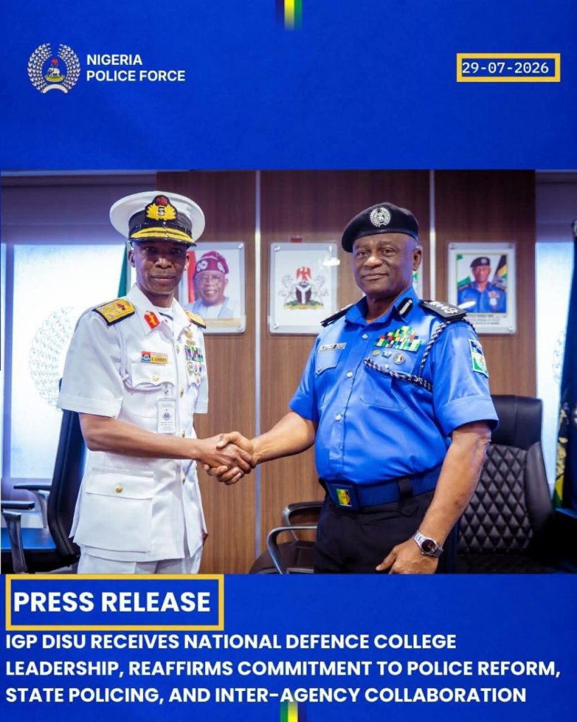IGP DISU RECEIVES NATIONAL DEFENCE COLLEGE LEADERSHIP, REAFFIRMS COMMITMENT TO POLICE REFORM, STATE POLICING, AND INTER-AGENCY COLLABORATION FB IMG 1785340744453