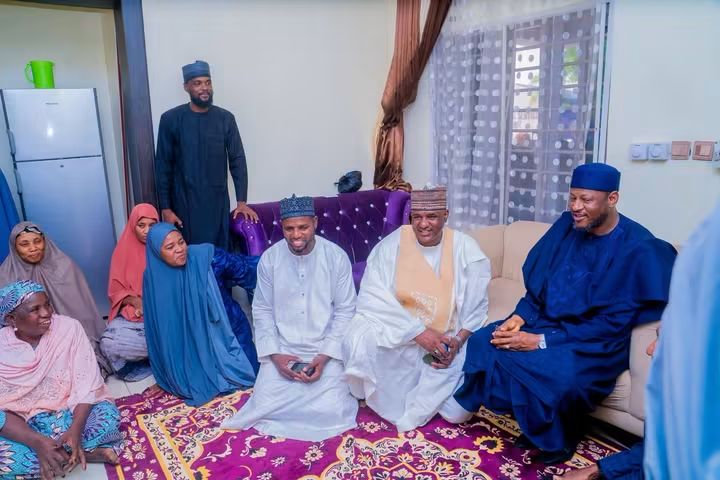 Gov Radda condoles the family of Late Saifullahi Abu and Ahmed Abu who died in a tragic accident. FB IMG 1785787487563