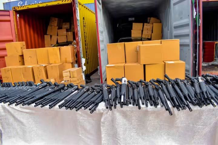 Just in: Customs Foils Major Security Threat, Seizes Over 140 Arms Components, ₦373.8M Drug Cargo FB IMG 1786217878022
