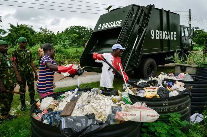 COMMANDER 9 BRIGADE BOOSTS CANTONMENT SANITATION THROUGH REFURBISHED REFUSE DISPOSAL TRUCK FB IMG 1786218405468