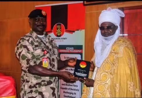 CHIEF OF KUMANA PAYS COURTESY VISIT TO HEADQUARTERS 3 DIVISION REAFFIRMS COMMITMENT TO PEACE AND SECURITY FB IMG 1787309654025