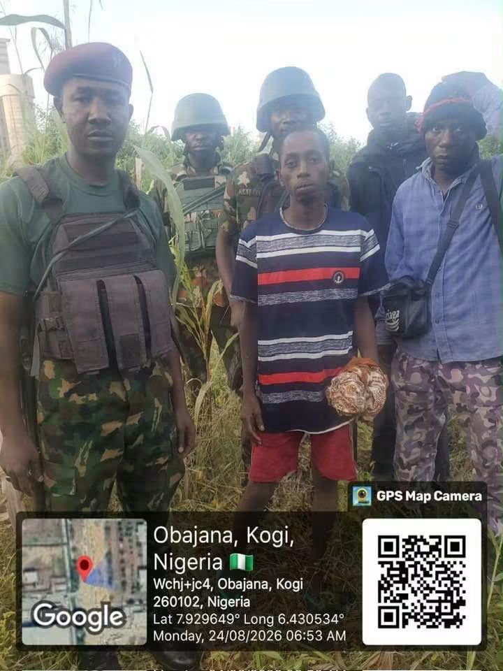 TROOPS RESCUE KIDNAP VICTIM, RECOVER AK-47 RIFLE IN KOGI FB IMG 1787601145271