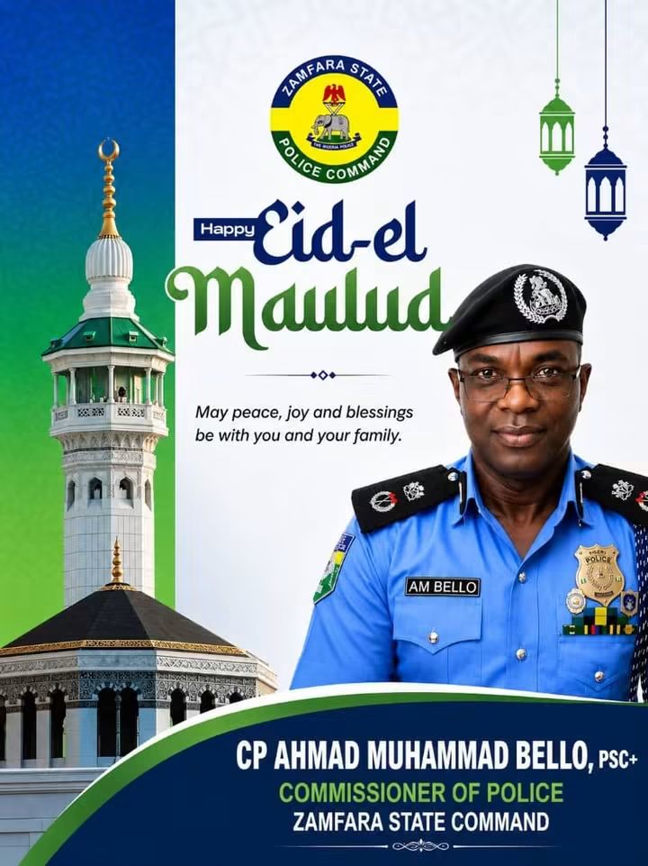 CP A.M. BELLO FELICITATES MUSLIMS ON EID-UL-MAULUD, PRAYS FOR SUSTAINED PEACE AND SECURITY IN ZAMFARA FB IMG 1787639689794