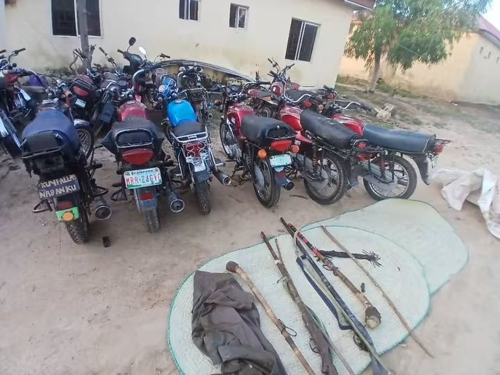 POLICE DISMANTLE *YAN SA KAI* HIDEOUT IN GUSAU, RECOVER MOTORCYCLES AND LOCALLY-FABRICATED FIREARMS FB IMG 1788250512786