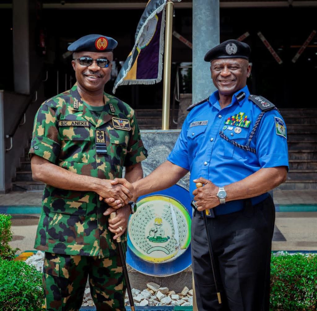IGP DISU RECEIVES CHIEF OF AIR STAFF, STRENGTHENS NPF–NAF PARTNERSHIP ON JOINT SECURITY OPERATIONS FB IMG 1788377610205