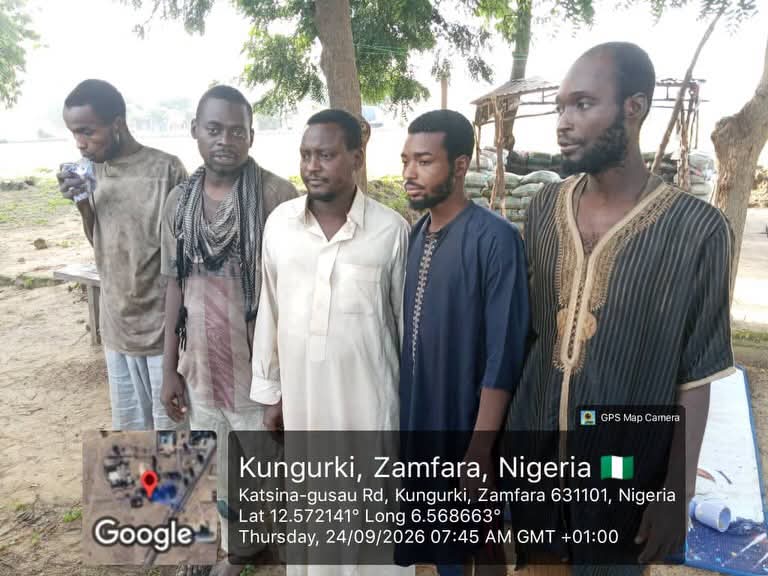 OPERATION FANSAN YAMMA: BUNGUDU LGA CHAIRMAN, FOUR OTHER KIDNAP VICTIMS ESCAPE CAPTIVITY, RECEIVED BY TROOPS IN ZAMFARA STATE FB IMG 1790279586255