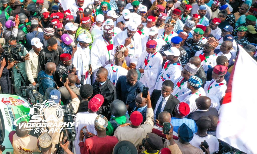 Governor Yusuf Unveils 50 Vehicles Donated to APC Campaign in Kano FB IMG 1790536625644