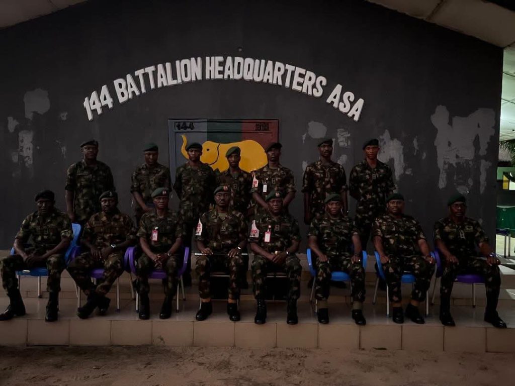 GOC 82 DIVISION COMMISSIONS NEW FACILITY, COMMENDS 144 BATTALION FOR OPERATIONAL GAINS* FB IMG 1790882090408
