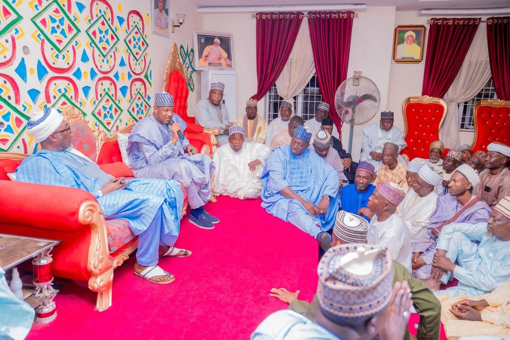 GOV RADDA VISIT FUNTUA CONDOLED SARKIN MASKA OVER THE DEATH OF HIS BROTHER. FB IMG