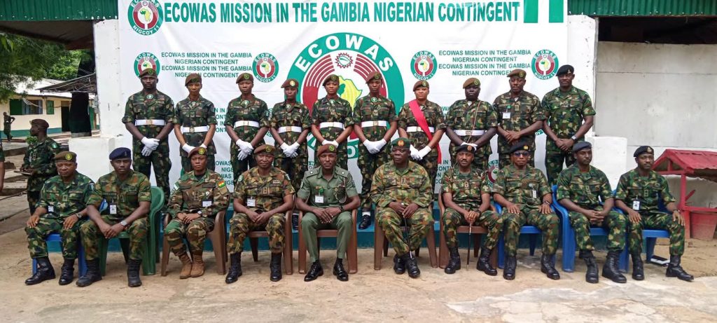 DEFENCE/ARMY HEADQUARTERS ASSESSMENT TEAM COMMENDS NIGERIAN CONTINGENT, COMMISSIONS REMODELLED QUARTER GUARD AND DECORATES NEWLY PROMOTED MAJOR FB IMG