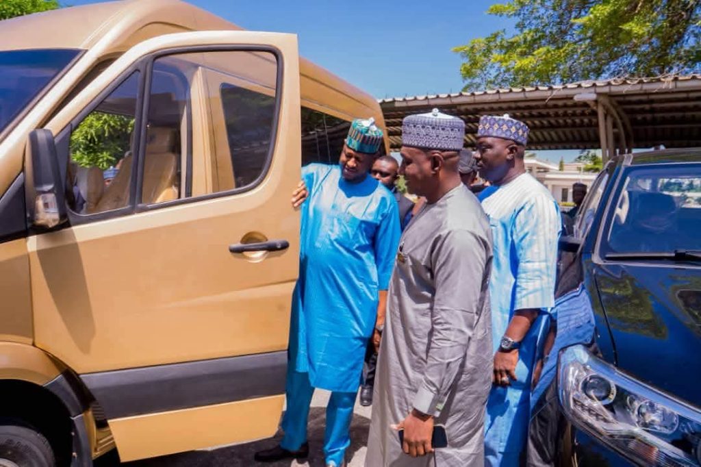 TDA Donates Two Executive Buses, Hilux to Support Tinubu, Radda Campaign Mobilisation FB IMG