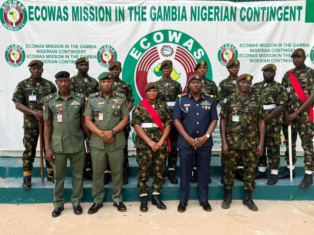 AFCSC SENIOR COURSE 48 STUDENTS ON AFRICAN STUDY TOUR VISIT NIGERIAN CONTINGENT 11 IN THE GAMBIA FB IMG