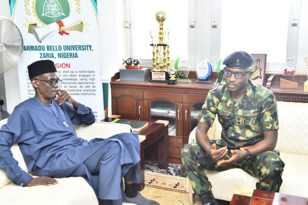 11-Field Engineering Commanding Officer visits ABU, calls on Vice-Chancellor FB IMG