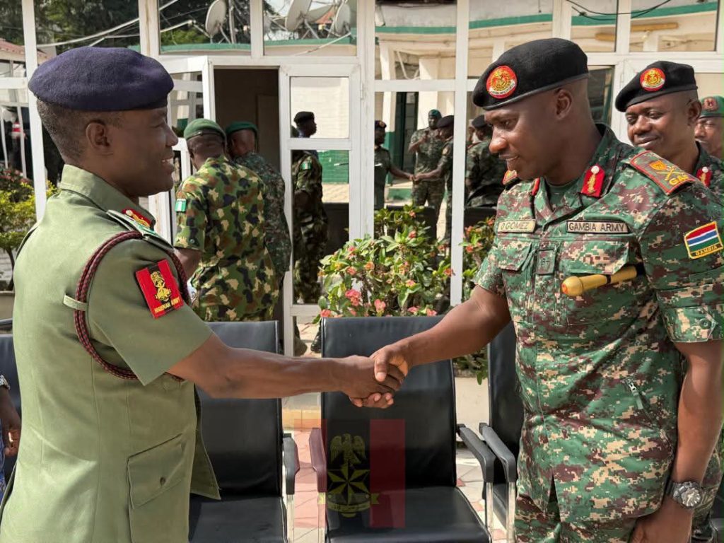 NIGERIAN DEFENCE ATTACHÉ-DESIGNATE TO THE GAMBIA VISITS GAMBIAN CHIEF OF DEFENCE STAFF, NIGERIAN HIGH COMMISSIONER AND NIGERIAN CONTINGENT 11, ECOMIG FB IMG