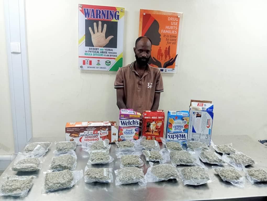 NDLEA intercepts cocaine, loud in food flasks, snacks, arrests fashion designer, others IMG 20260419 WA0011