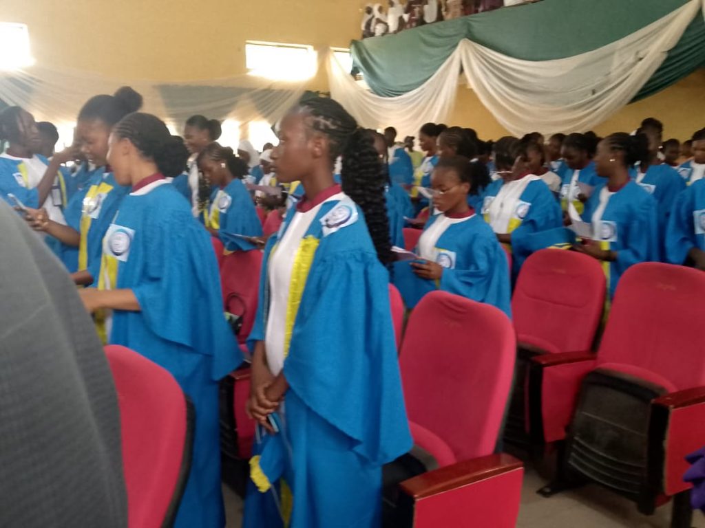 College of Nursing Yola Matriculates 233 students for 2025/2026 Academic session. IMG 20260430 WA0037