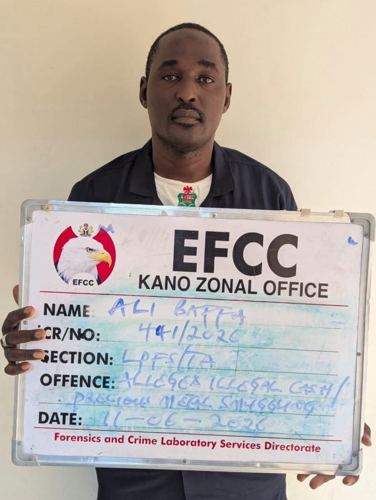 EFCC Arrests Aviation Security, Two Others Over Alleged N4.4bn Gold Smuggling at Kano Airport IMG 20260612 WA0032