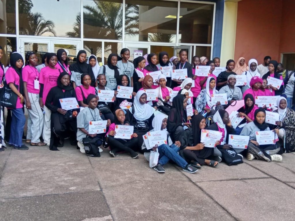 YOLA : Tech Girls Club trains 52 female students on AI/Data Science courses IMG 20260816 WA0089