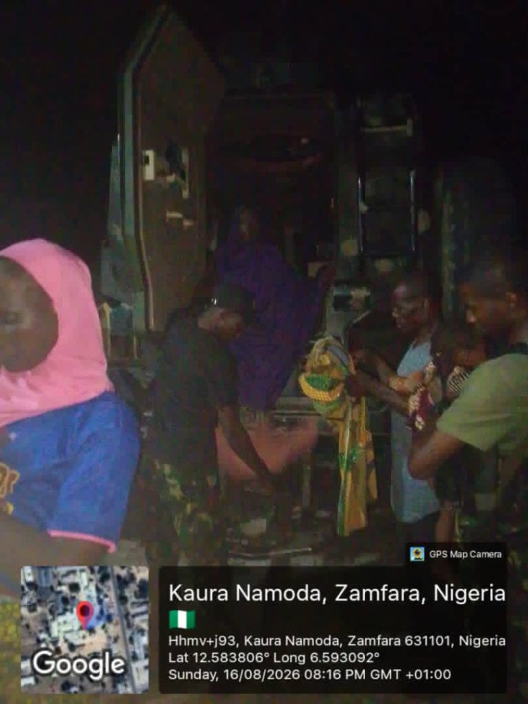 *OPERATION FANSAN YAMMA: TROOPS FOIL MASS ABDUCTION ATTEMPT IN ZAMFARA, RESCUE NINE CIVILIANS INCLUDING INFANT* IMG 20260817 WA0053