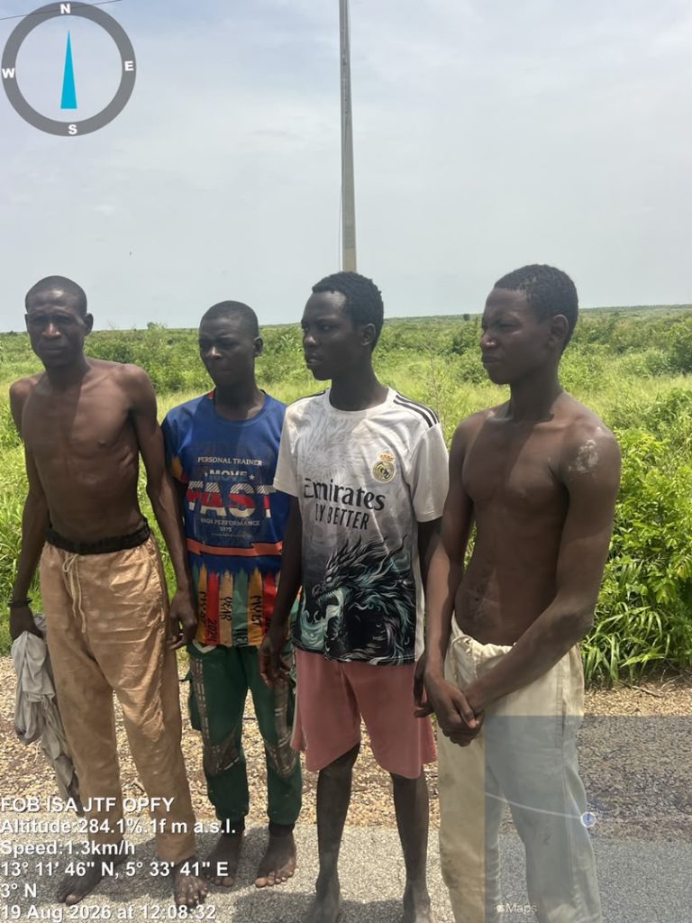 OPERATION FANSAN YAMMA: TROOPS RESCUE 10 KIDNAP VICTIMS IN KEBBI, ZAMFARA AND SOKOTO STATES IMG 20260820 WA0042