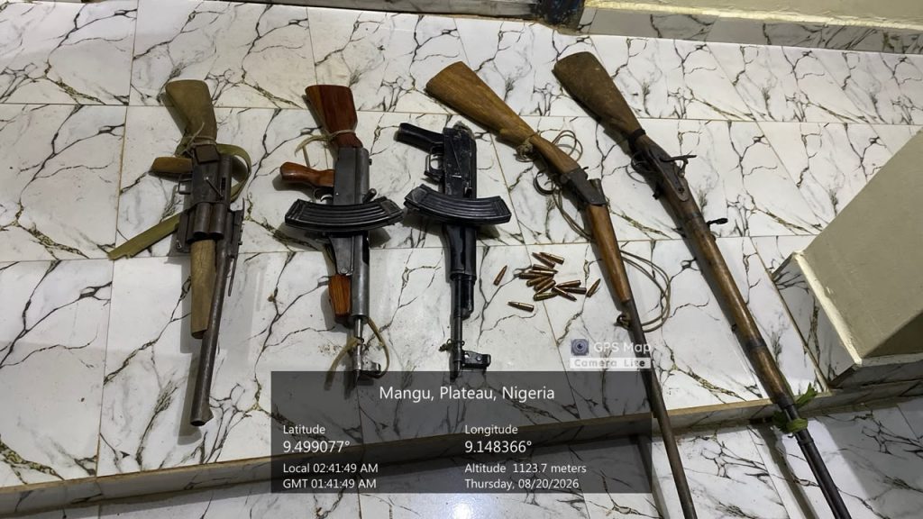 TROOPS RECOVER AK-47 RIFLES, OTHER WEAPONS IN PLATEAU STATE IMG 20260820 WA0047