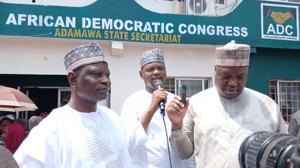 ADC faction impeached embattled state chairman, protesting Adamawa 27′ gov’ship candidacy change. IMG 20260830 WA0012