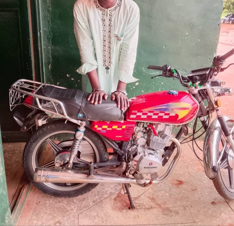 POLICE ARREST MAN FOR ATTEMPTED MURDER, ROBBERY, RECOVER STOLEN MOTORCYCLE IMG 20260831 WA0033