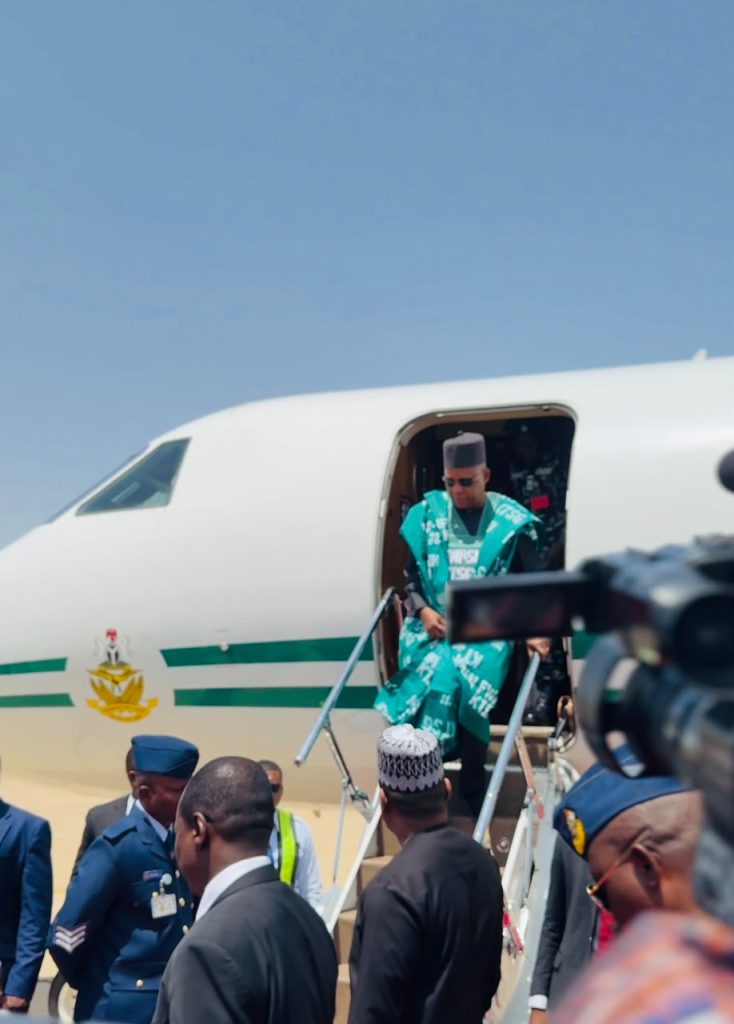 JUST IN: VP Shettima Arrives Katsina To Commission 11.2km Roads, Launch 230 Mass Transit Vehicles IMG 20261004 WA0007