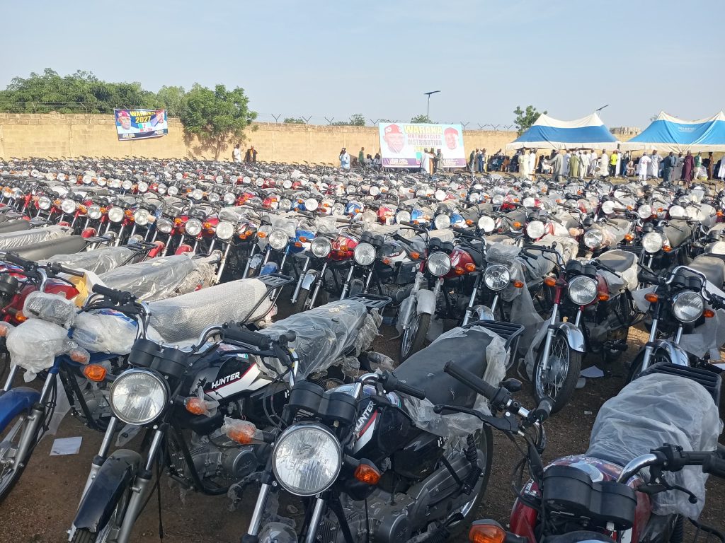 SEN.KAWU EMPOWERS KANO SOUTH CONSTITUENTS WITH 16 VEHICLES, 400 MOTORCYCLES IMG 20261026 WA0022